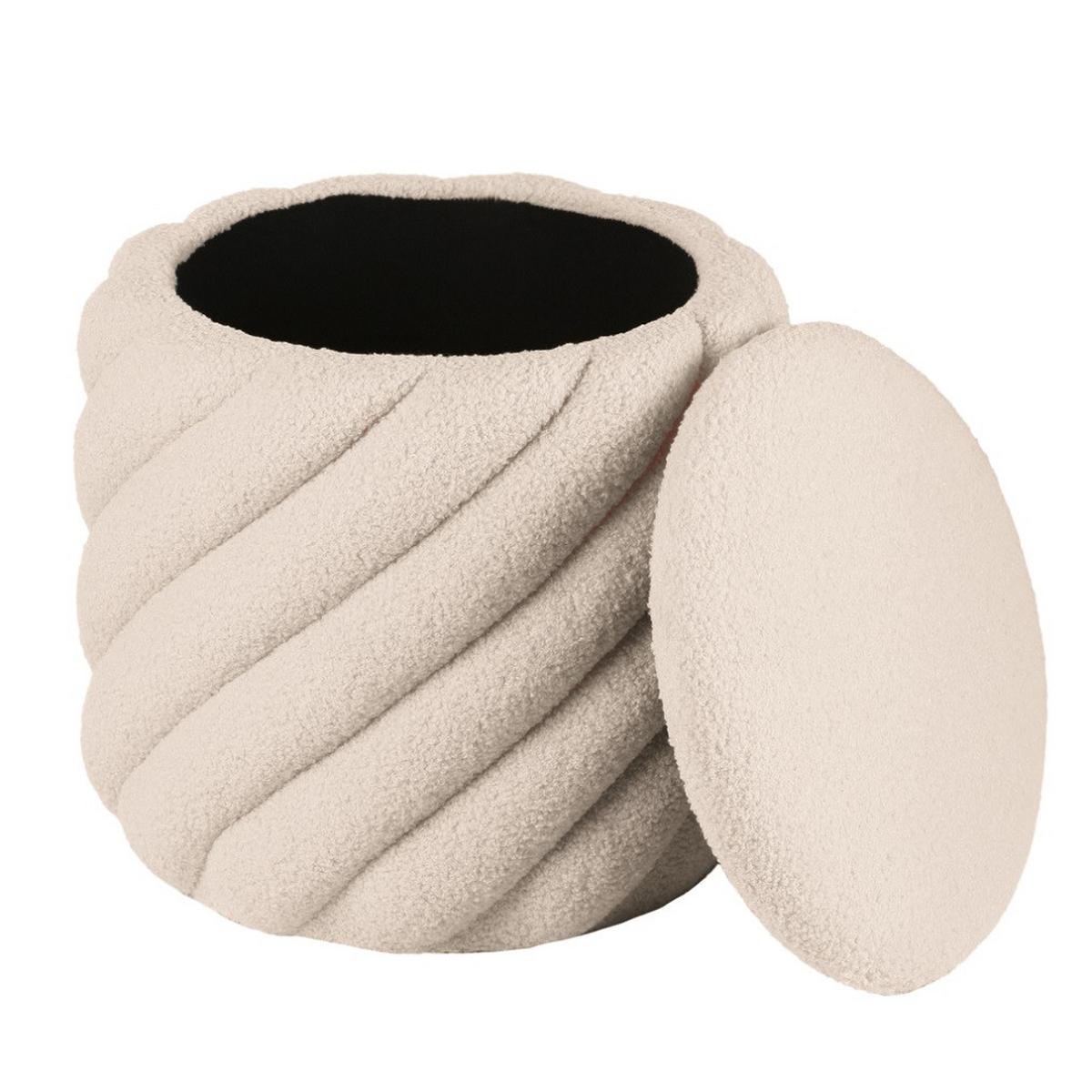 Ülőke Bézs Deho - bézs, Modern, faalapú anyag/textil (40/40cm)