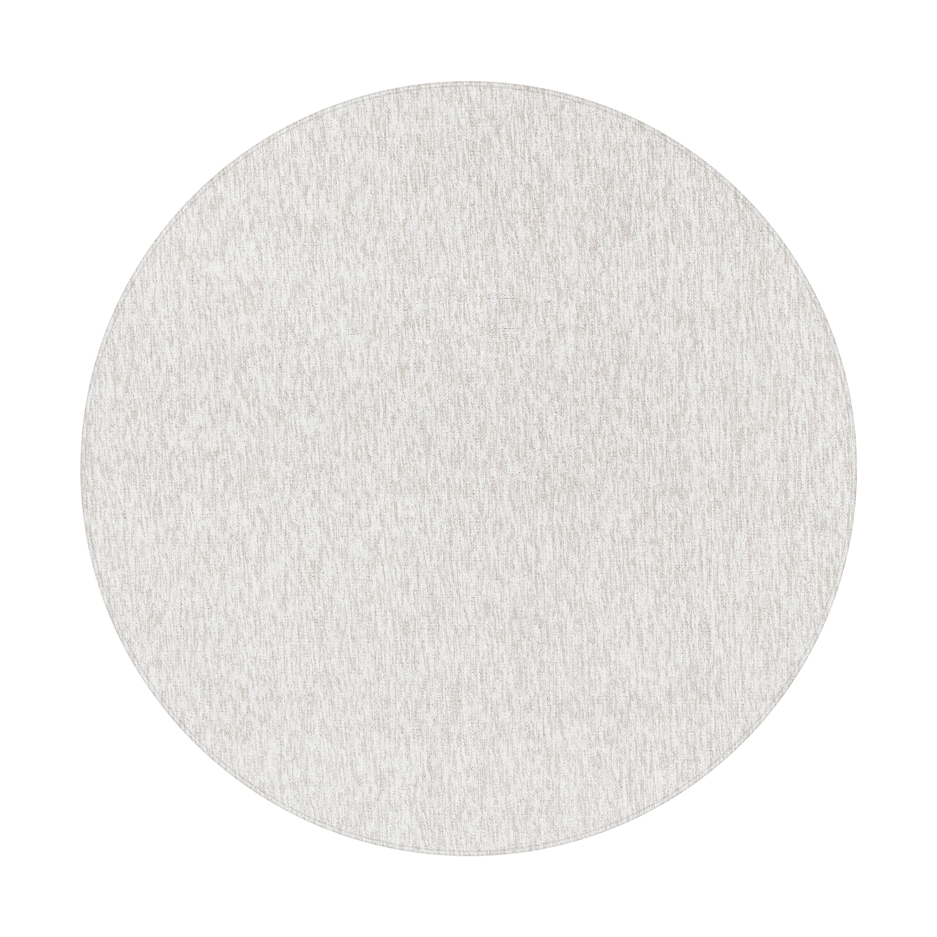 Flachwebeteppich Nizza Creme Ø ca. 200cm - Creme, Design, Textil (200/200cm) - Novel