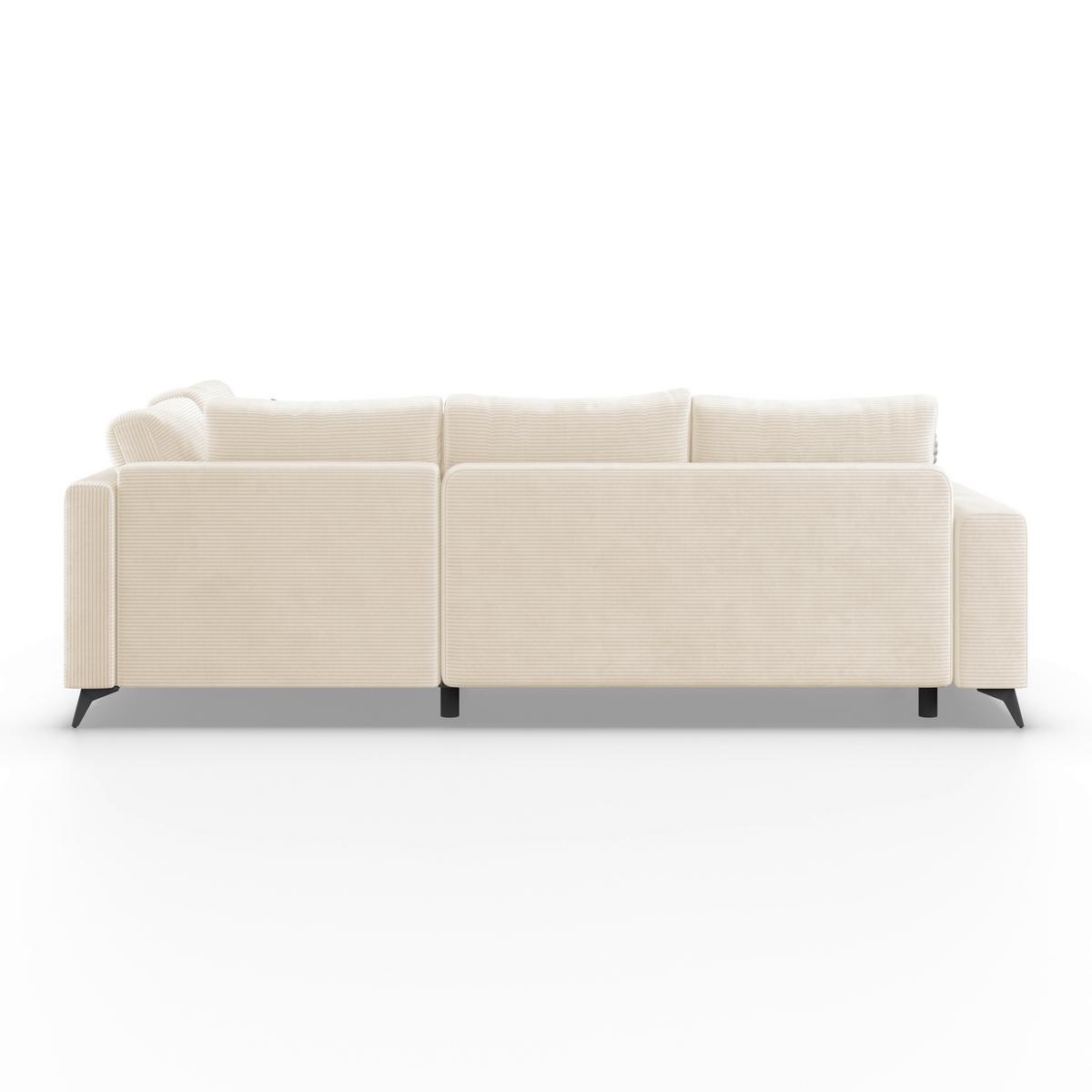 Canapea modulara VIKTOR - bej/crem, Modern, textil (270/212cm) - Modern Living