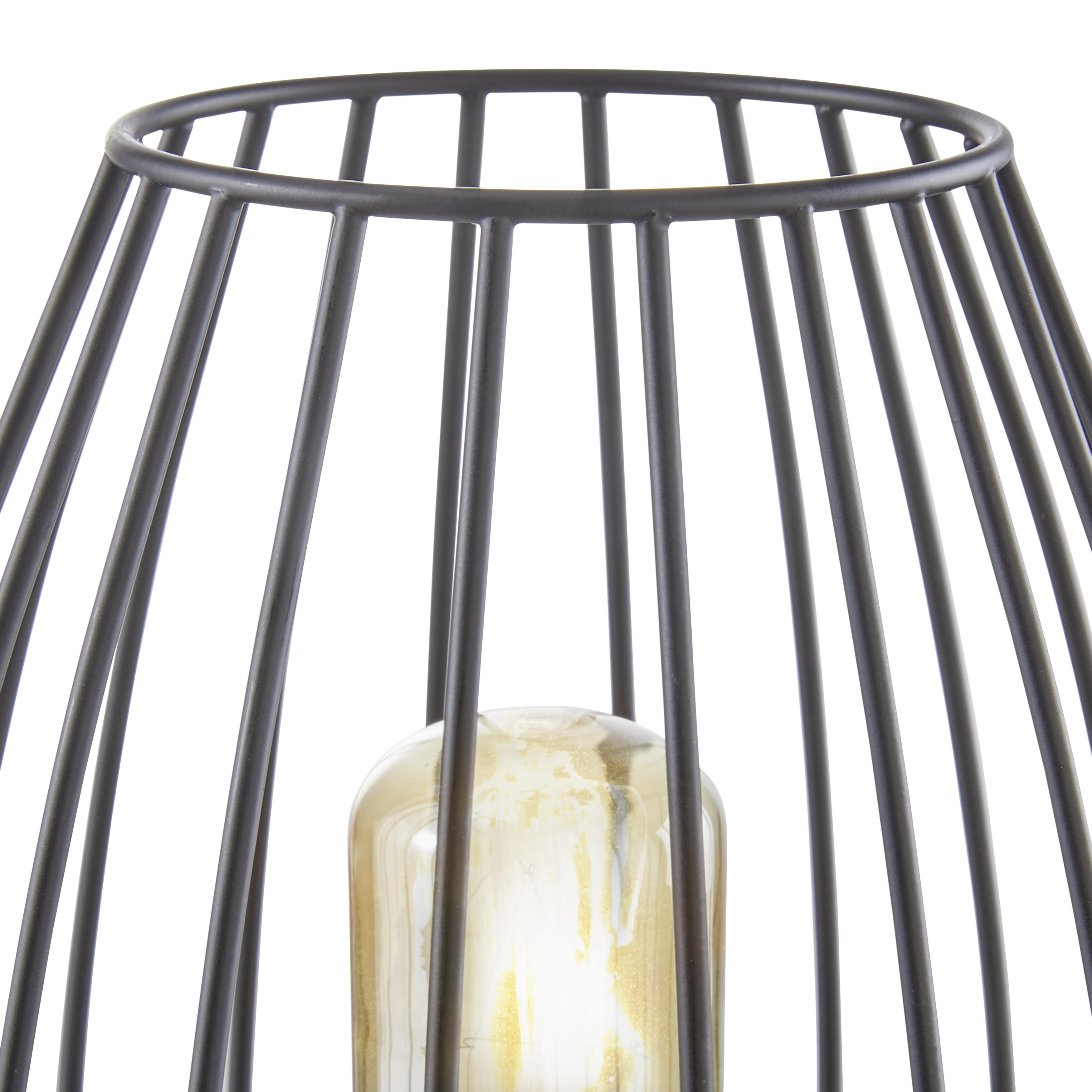 BORDSLAMPA DIODER -AKT- -EXT- - svart, Lifestyle, metall (16/23cm) - Mömax