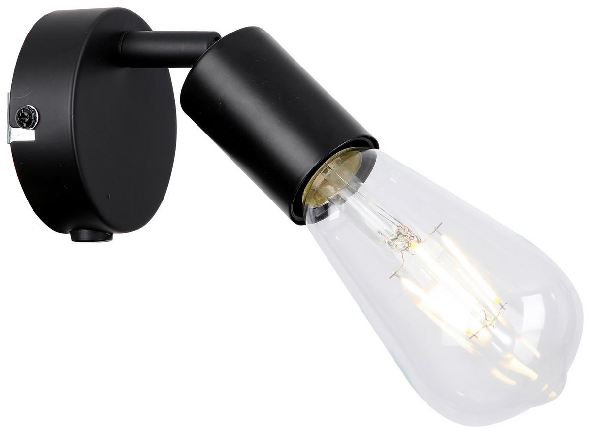 Reflektor Molly, Črna, 24 W - črna, Konvencionalno, kovina (8/8/12,5cm) - Mömax