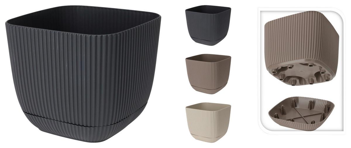 Kaspó Lilla - műanyag (11/11/9,5cm)