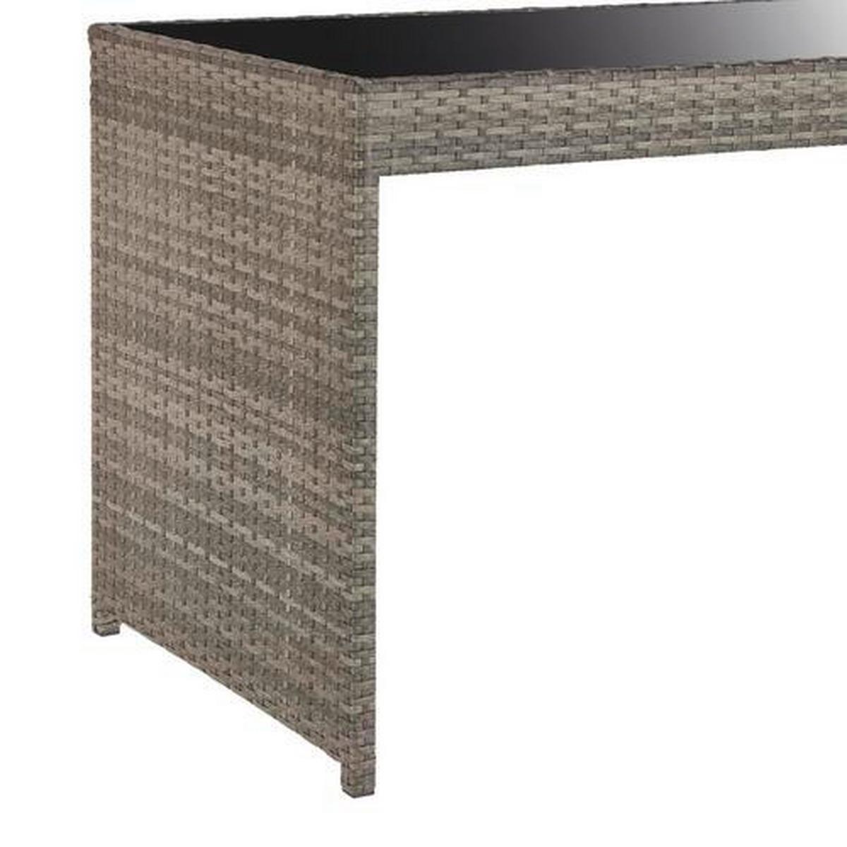 Kerti Garnitúra Bilbao - fekete/antracit, Modern, műanyag/textil - Mömax