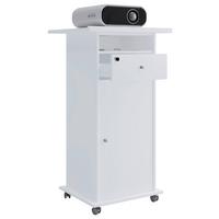 Stoječi Pult Neta, Bela - bela, Moderno, leseni material (60/50/108,3cm) - MID.YOU