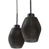 HÄNGLAMPA LASIM - grå/svart, Modern, metall/plast (70/14,5/120cm) - Premium Living
