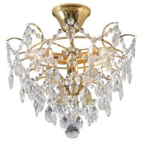 Deckenleuchte Rosendal max. 40 Watt - Transparent/Goldfarben, Basics (36/36/34cm) - Markslöjd