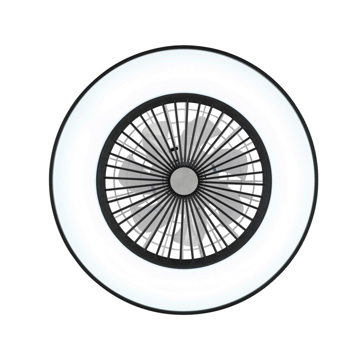 Stropna Led-svetilka Mitzi - črna/bela, Moderno, umetna masa (57/19cm) - Mömax