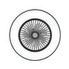 LED-TAKLAMPA MITZI - vit/svart, Modern, plast (57/19cm) - Mömax