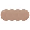 UNDERLÄGG SET LIVI - ljusbrun, Modern, plast (10cm) - Gourmesto