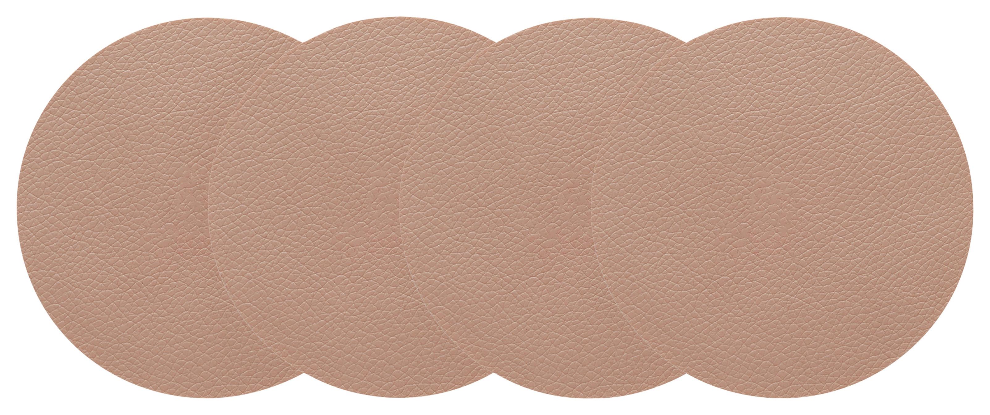 Untersetzerset Livi Hellbraun 4-teilig - Hellbraun, Modern, Kunststoff (10cm) - Gourmesto