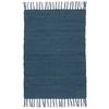 Covor țesut din cărpe JULIA 1 - albastru închis, Romantik / Landhaus, textil (60/90cm) - Modern Living