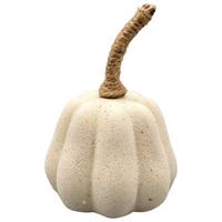 Dekokürbis Cindy Beige - Beige, KONVENTIONELL, Keramik (6/8,5cm) - Mömax