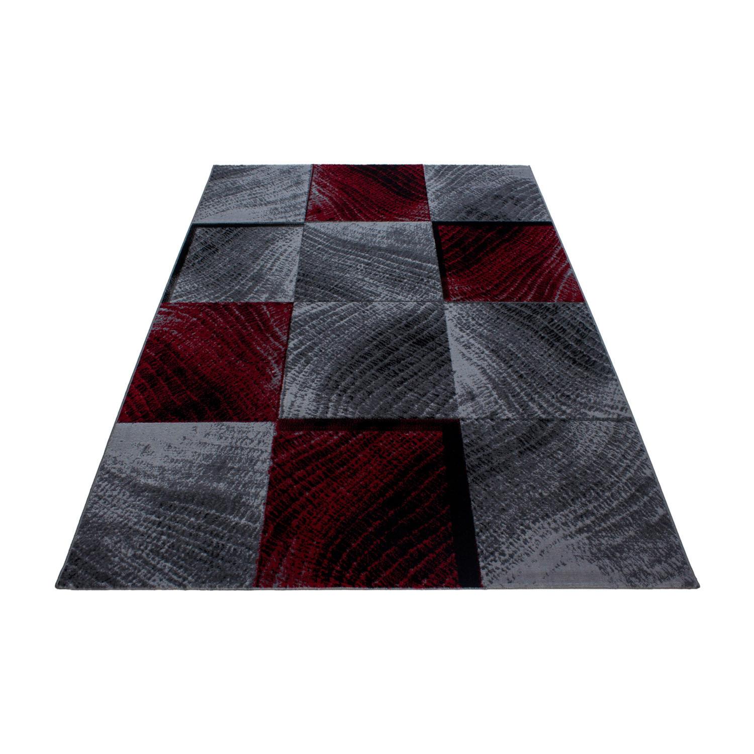 Webteppich Plus Rot ca. 200x290cm - Rot, Design, Textil (200/290cm) - Novel