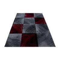 Webteppich Plus Rot ca. 80x300cm - Rot, Design, Textil (80/300cm)