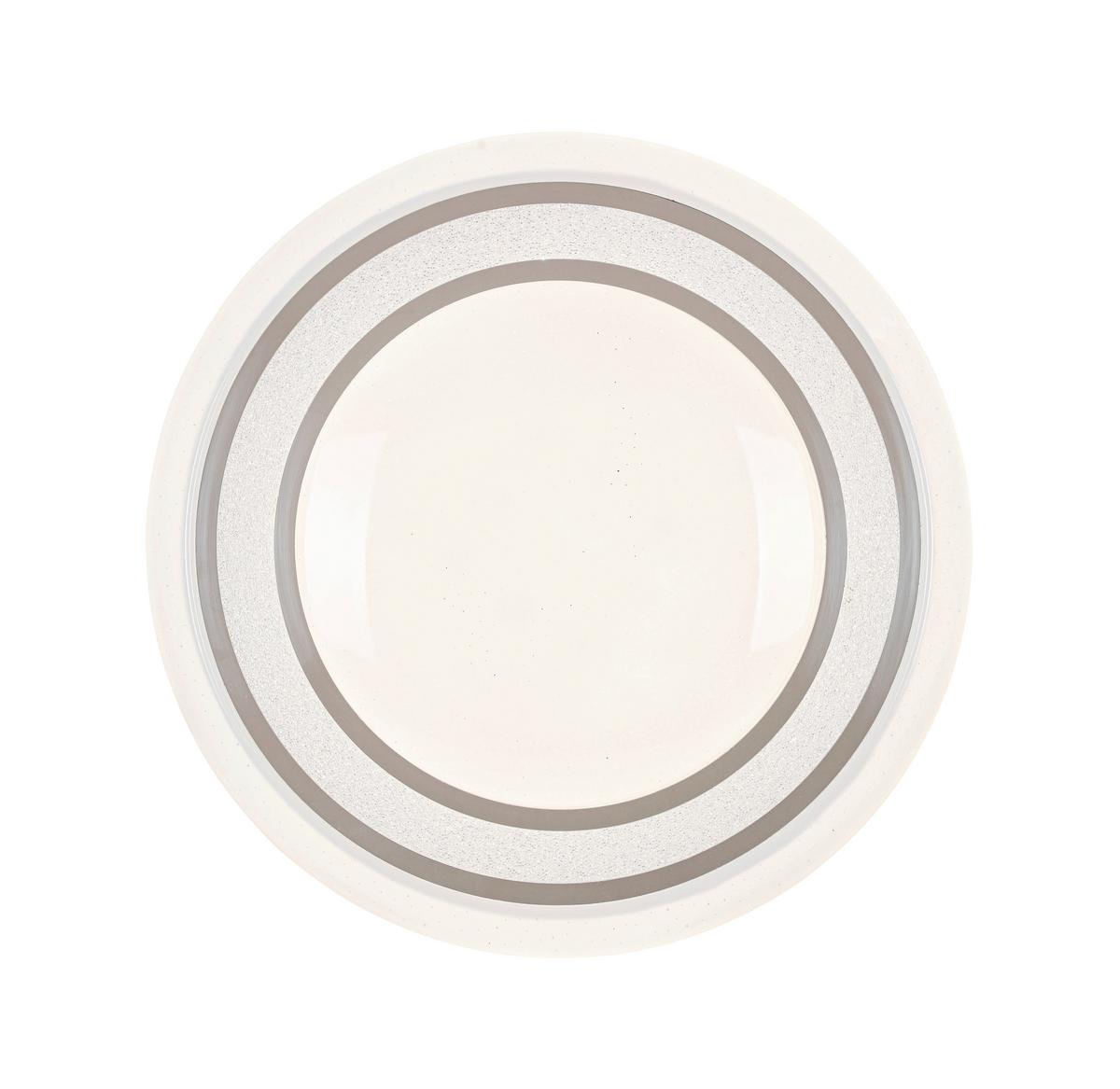 Led Mennyezeti Lámpa Giesbert - króm/fehér, Modern, műanyag/fém (55/8cm) - Premium Living