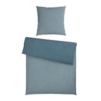 Wendebettwäsche Cashemere Petrol/Jade ca. 135x200cm - Jadegrün/Petrol, Textil (135/200cm) - Mömax