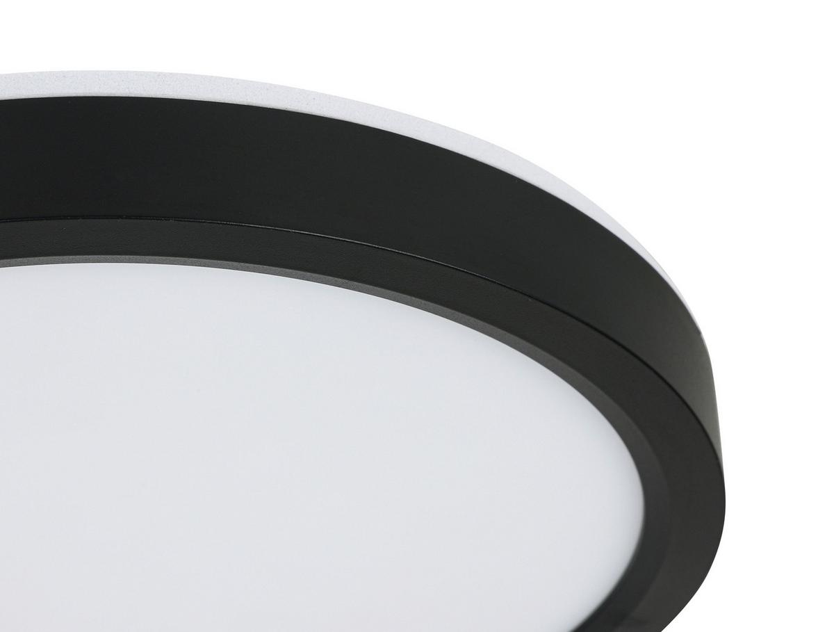 Led Svjetiljka Stropna Tir - bijela/crna, Moderno, plastika (23/2,5cm) - Mömax