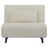 BÄDDFÅTÖLJ NIGHT 100 - beige/svart, Modern, trä/textil (101/81/90cm) - Mömax
