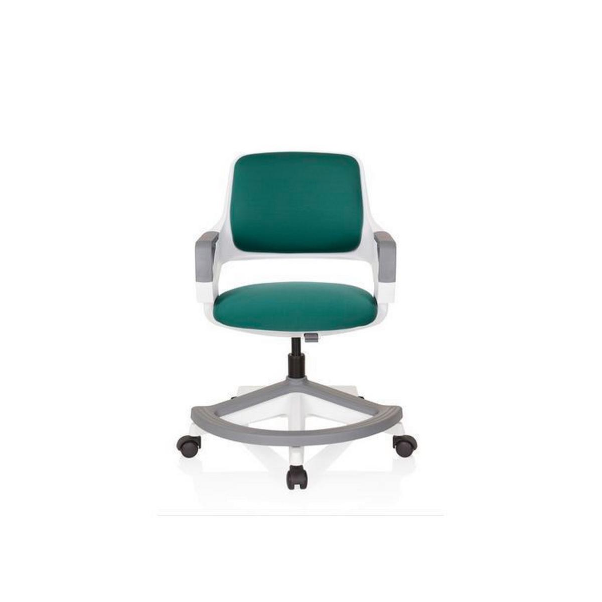 Otroški Vrtljivi Stol Kid Flex, Zelena - barve petroleja/bela, Moderno, umetna masa/tekstil (53/80 - 93/60cm) - MID.YOU