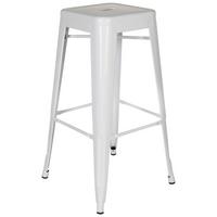 Barski Stol Vantaggio High, Rdeča - bela, Basics, kovina (44/77/44cm) - MID.YOU