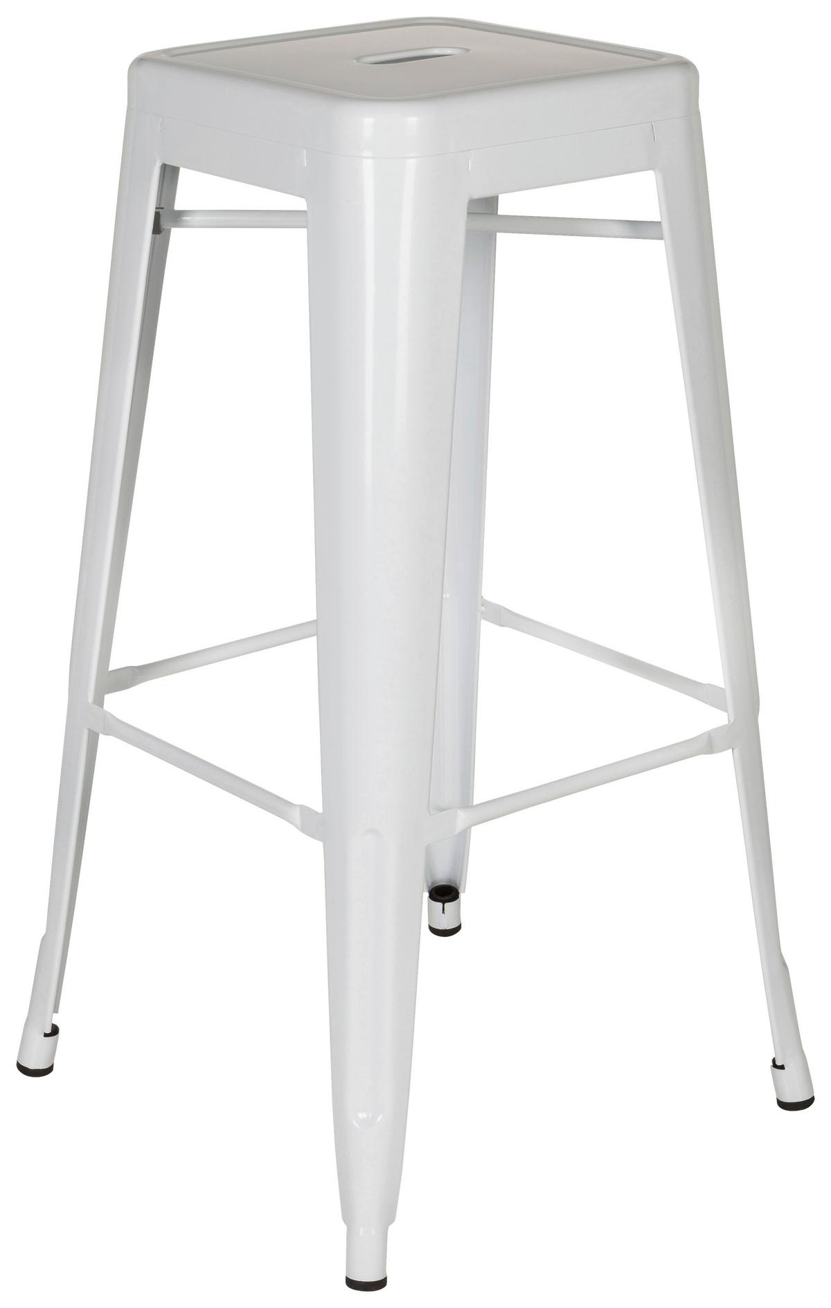 Barski Stol Vantaggio High, Rdeča - bela, Basics, kovina (44/77/44cm) - MID.YOU