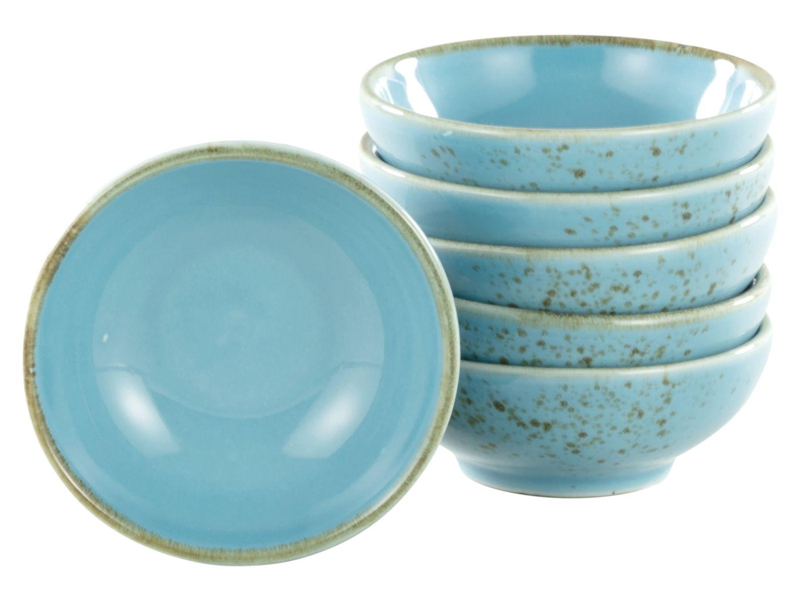 Set Skodelic Za Omake Blue, 6-Delni - svetlo modra, Trend, keramika (8cm) - Creatable