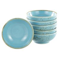 Set Skodelic Za Omake Blue, 6-Delni - svetlo modra, Trend, keramika (8cm) - Creatable