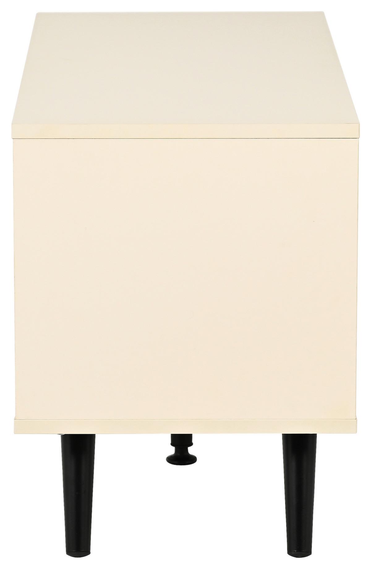 Phonotisch Move Kaschmirfarben - Kaschmir/Schwarz, MODERN, Holzwerkstoff/Metall (80/46/35cm) - Based