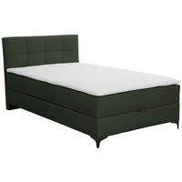 Box Krevet Freddie - maslinasto zelena/crna, Konvencionalno, tekstil/metal (120/200cm)