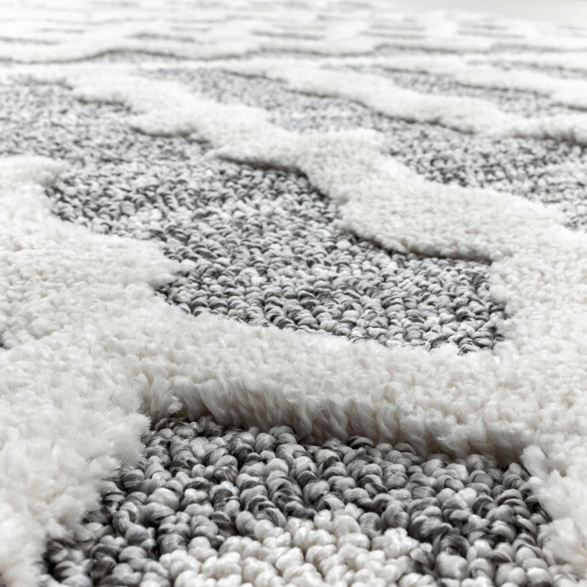 Webteppich Pisa Grau ca. 280x370cm - Grau, KONVENTIONELL, Textil (280/370cm)