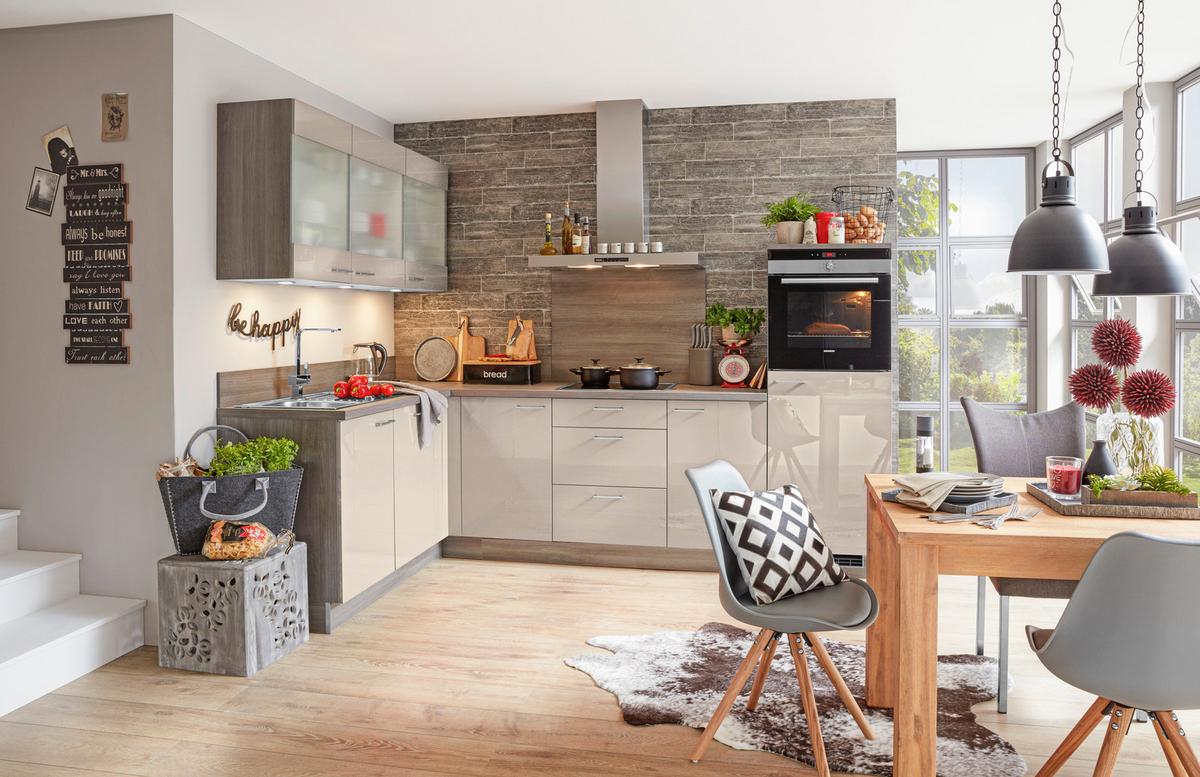 Kotna Kuhinja Star - rdeča/bež, Konvencionalno (175/285cm) - Express