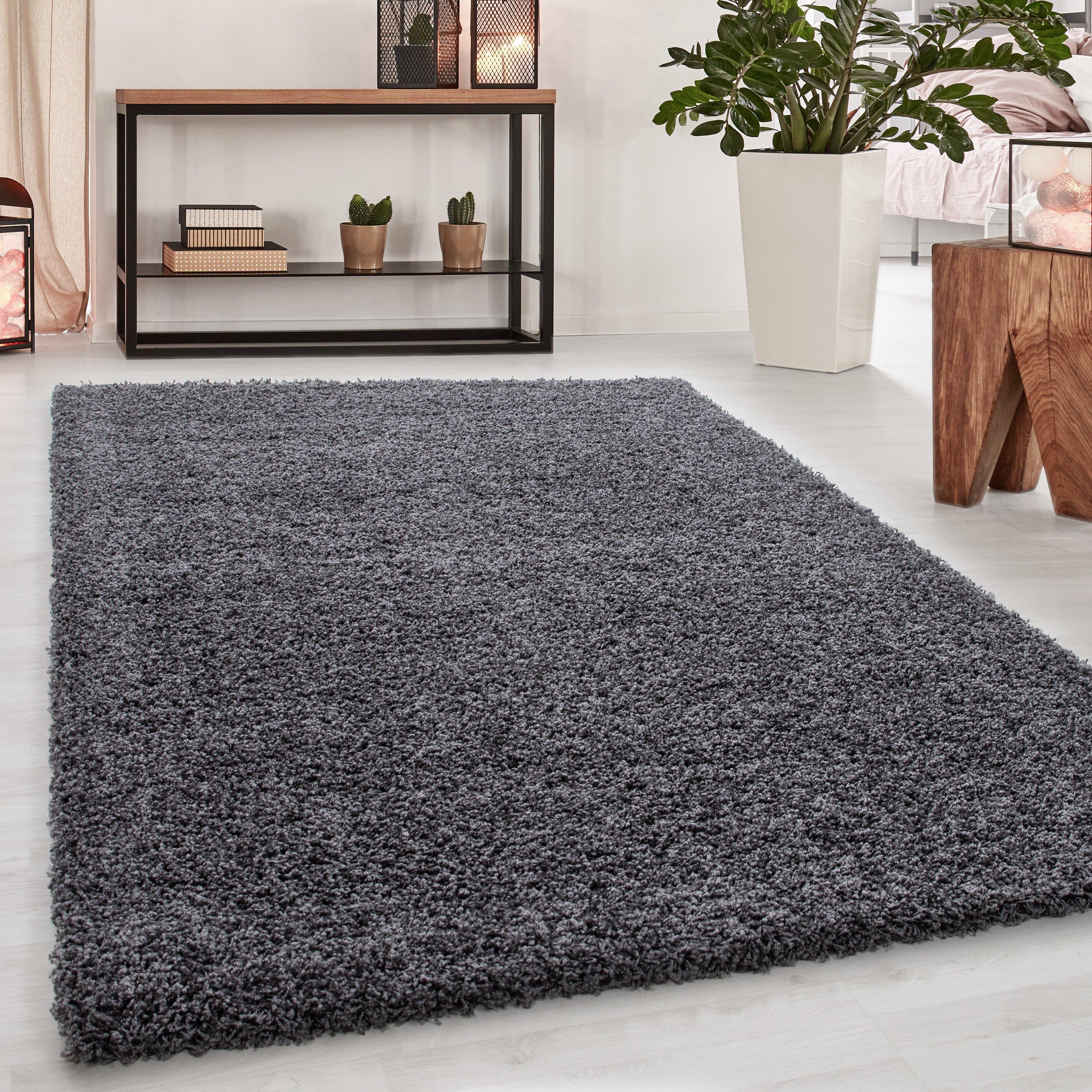 Hochflorteppich Dream Grau ca. 200x290cm - Grau, Trend, Textil (200/290cm) - Novel