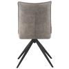 CHAISE MAYA - gris/gris clair, MODERN, métal/textile (49/89/65cm) - Premium Living