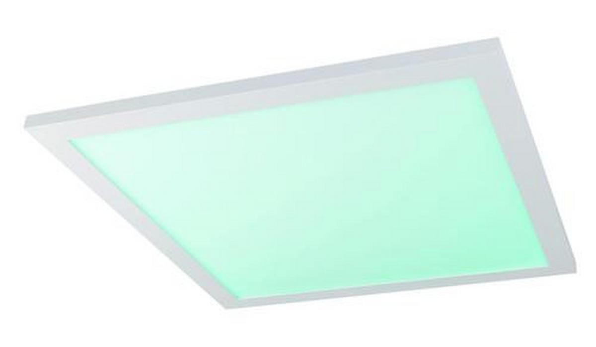 LED-Deckenleuchte Rosi max. 30 Watt - Weiß, Kunststoff/Metall (45/45/4,5cm)