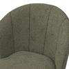 STOL ZOEY - grön/svart, Modern, metall/trä (48/79/61cm) - Bessagi Home