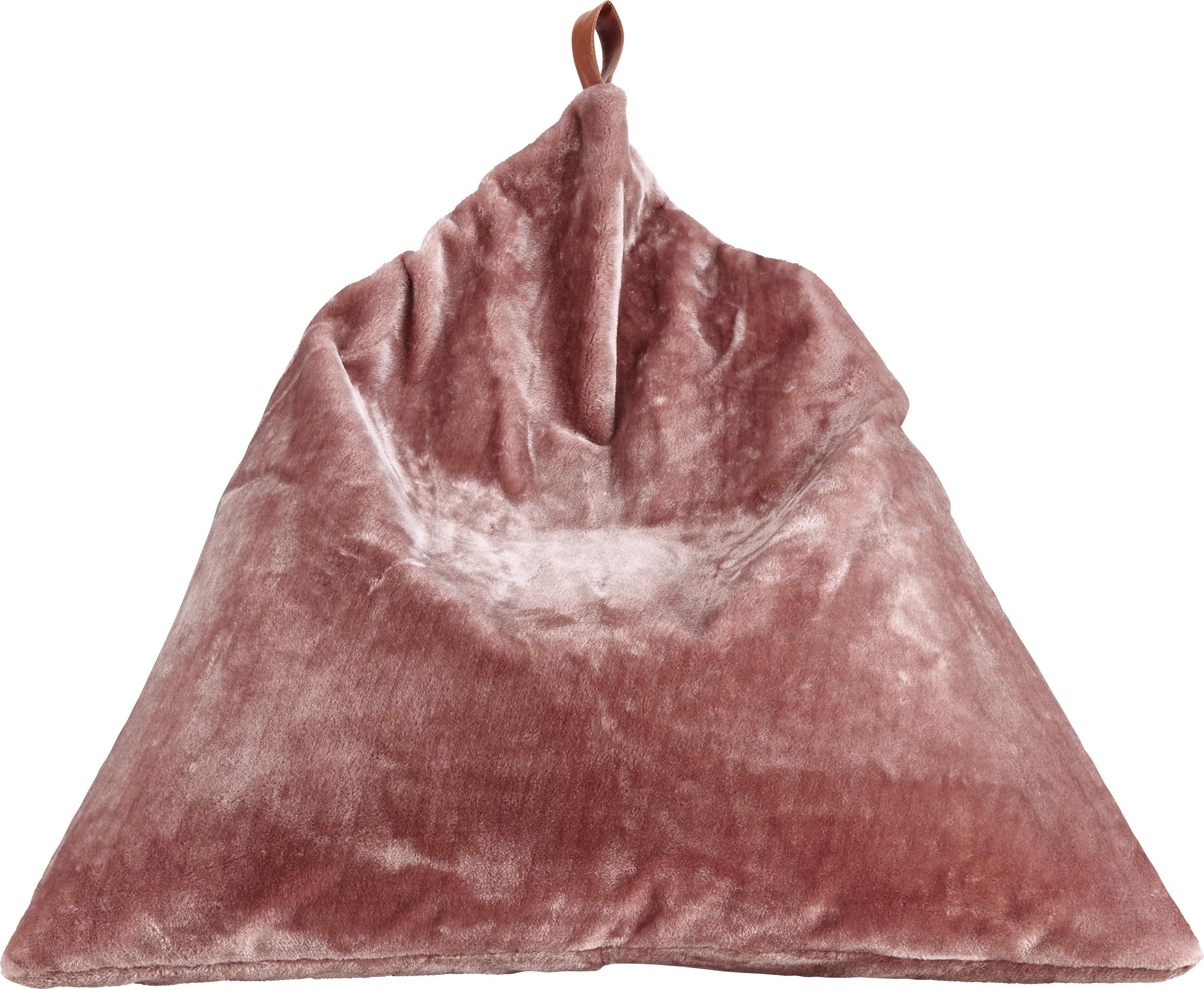 Sitzsack in Rosa 'Lilia' ca. 100x100cm - Rosa, MODERN, Textil (100/100/100cm) - Bessagi Home