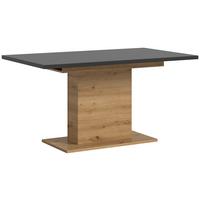 Ausziehtisch Marlon Grau/Eiche ca. 150-190x90x76 cm - Eiche Artisan/Grau, KONVENTIONELL, Holzwerkstoff (150-190/76/90cm) - MID.YOU