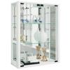 Hängevitrine Udina in Weiß - Schwarz/Weiß, MODERN, Glas/Holz (60/80/25cm) - MID.YOU