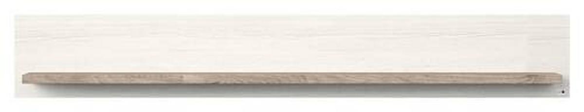 PÓŁKA ŚCIENNA LANCASTER   -MR- - kolor dębowy, Design, materiał drewnopochodny (150/24/21,6cm) - SetOne by Musterring