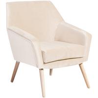 SESSEL ALEGRO - Buchefarben/Creme, Design, Holz/Textil (67/81/71cm) - Max Winzer