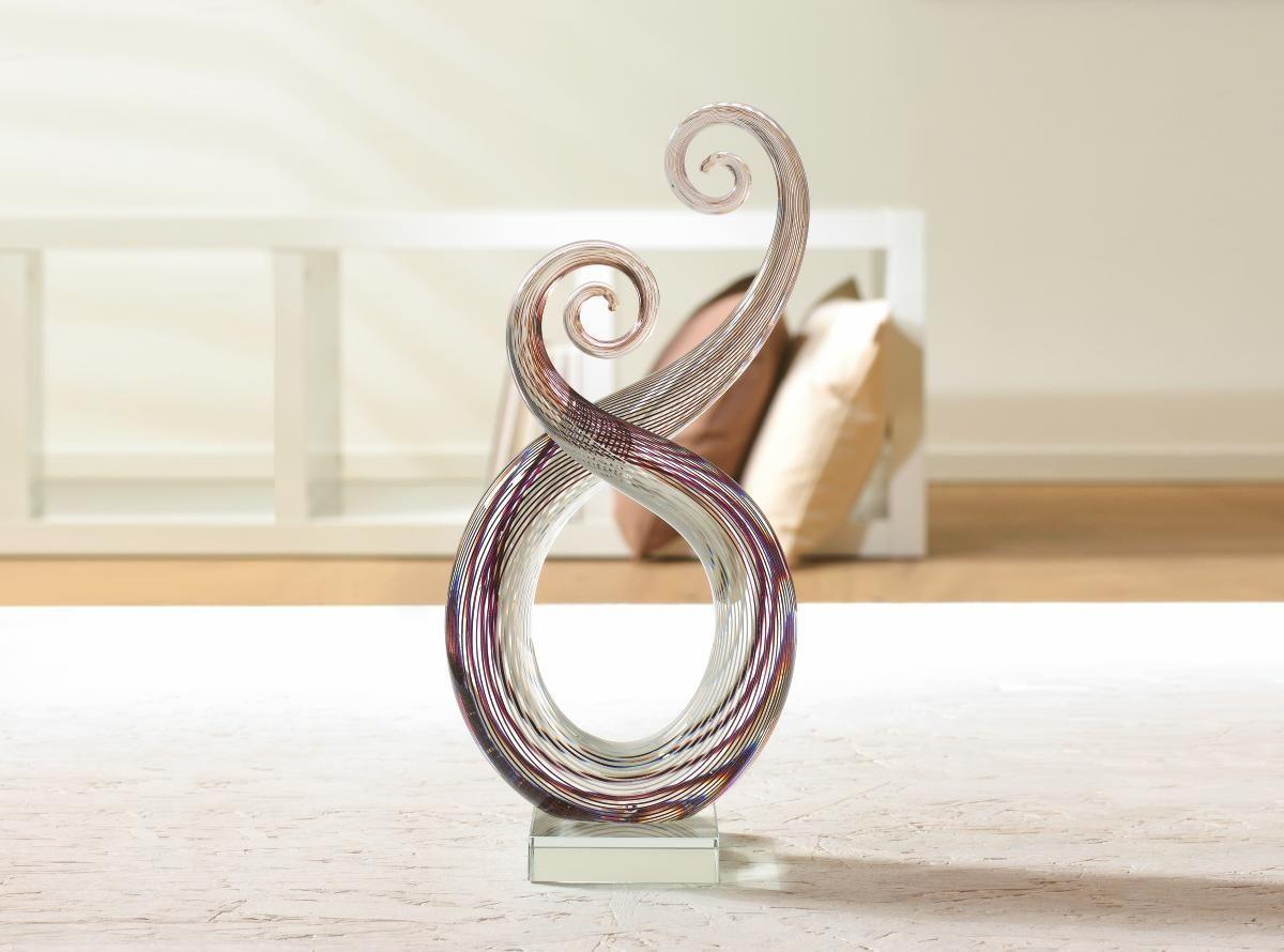 RZEŹBA NZS-74 - różnokolorowy, Basics, szkło (15/34/8cm) - Ambia Home