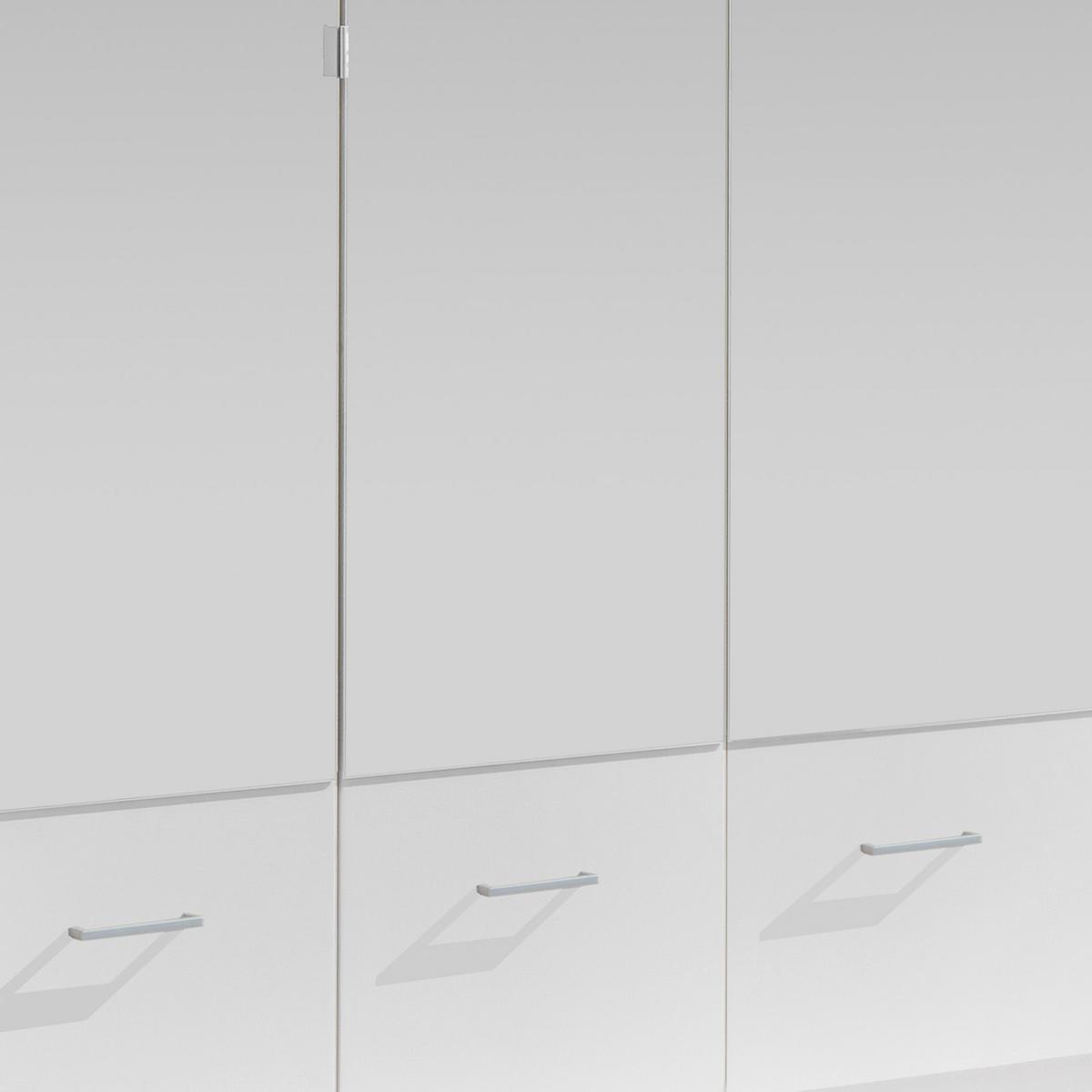 Ormar S Klasičnm Vratima Imago - bijela/boje aluminija, Konvencionalno, staklo/drvni materijal (180/199/58cm) - Modern Living