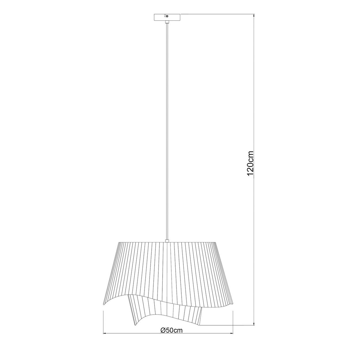 Luster Gabriele - bež, Moderno, metal/tekstil (50/50/120cm) - Mömax