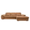 Ecksofa Rigatti mit Bettkasten ca. 314x184 cm Currygelb - Currygelb/Chromfarben, MODERN, Textil/Metall (314/184cm) - Livetastic