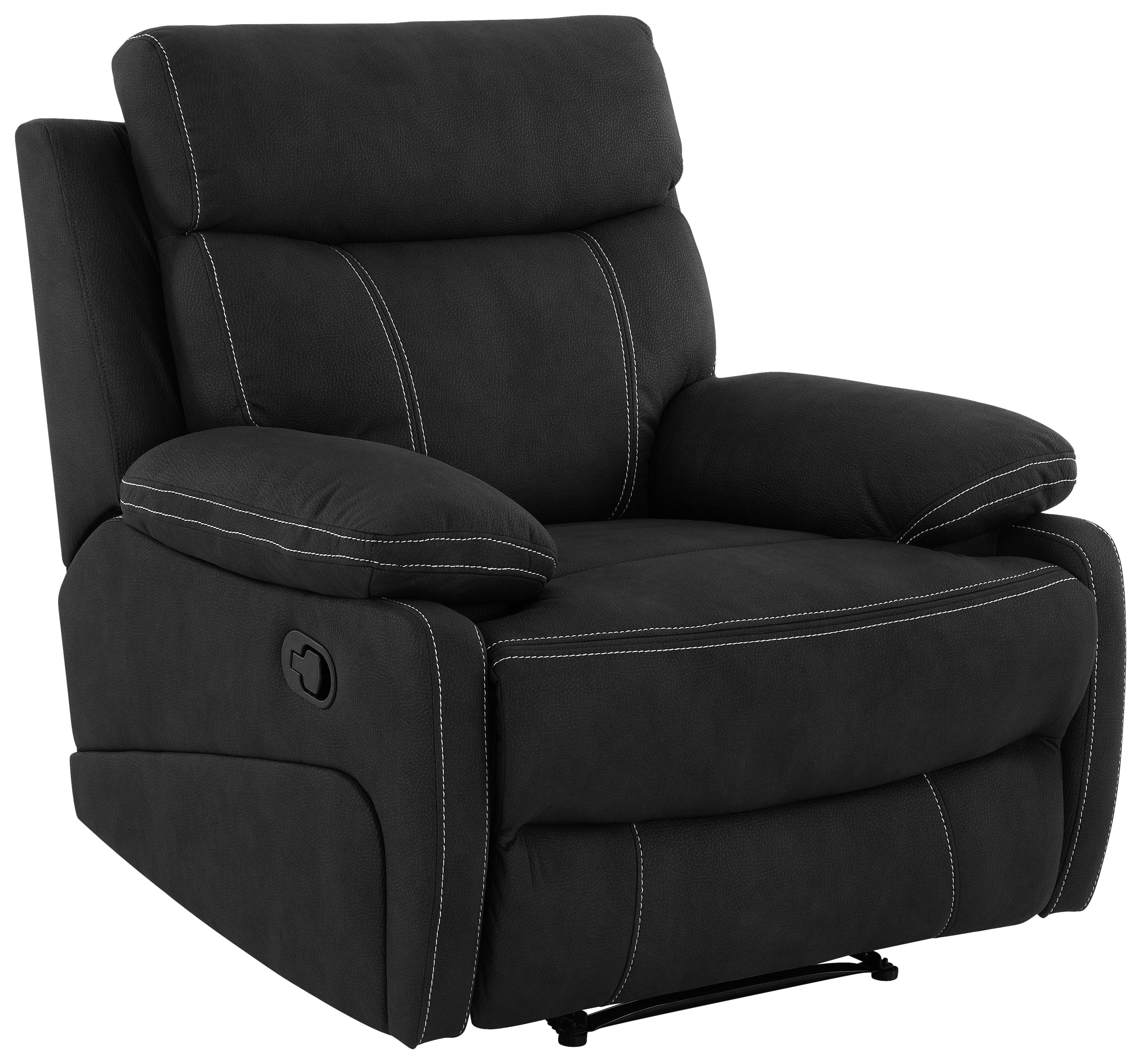 Počivalnik Ember, Črna - črna, Konvencionalno, kovina/tekstil (98,5/103/96cm) - Livetastic