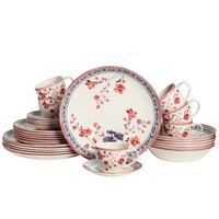 Kombinirani Servis Cottage Bunt, 30-Delni - večbarvno, Basics, keramika - Creatable