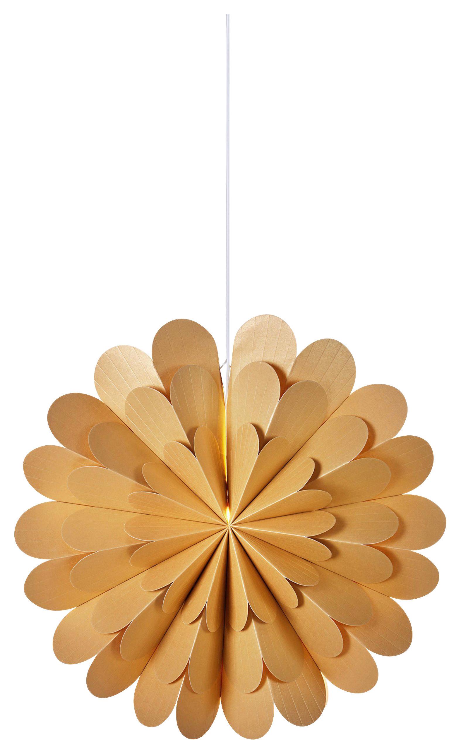 LED-Dekoleuchte Maravilla max. 6 Watt - Goldfarben, Basics, Papier (19/60/60cm) - Markslöjd