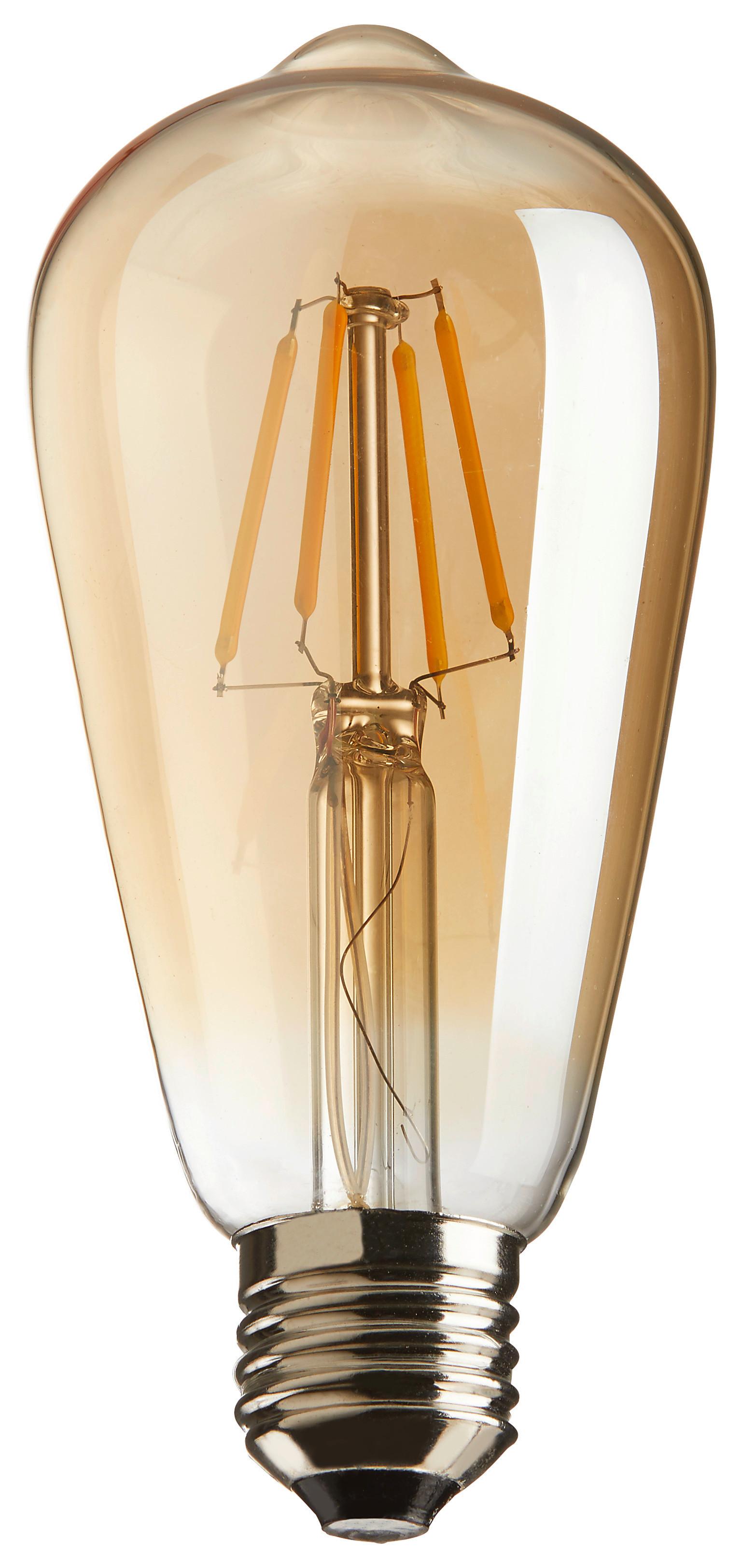 DEKORATIV LJUSKÄLLA C80324MM - guldfärgad, glas (6,4/14,2cm) - Mömax