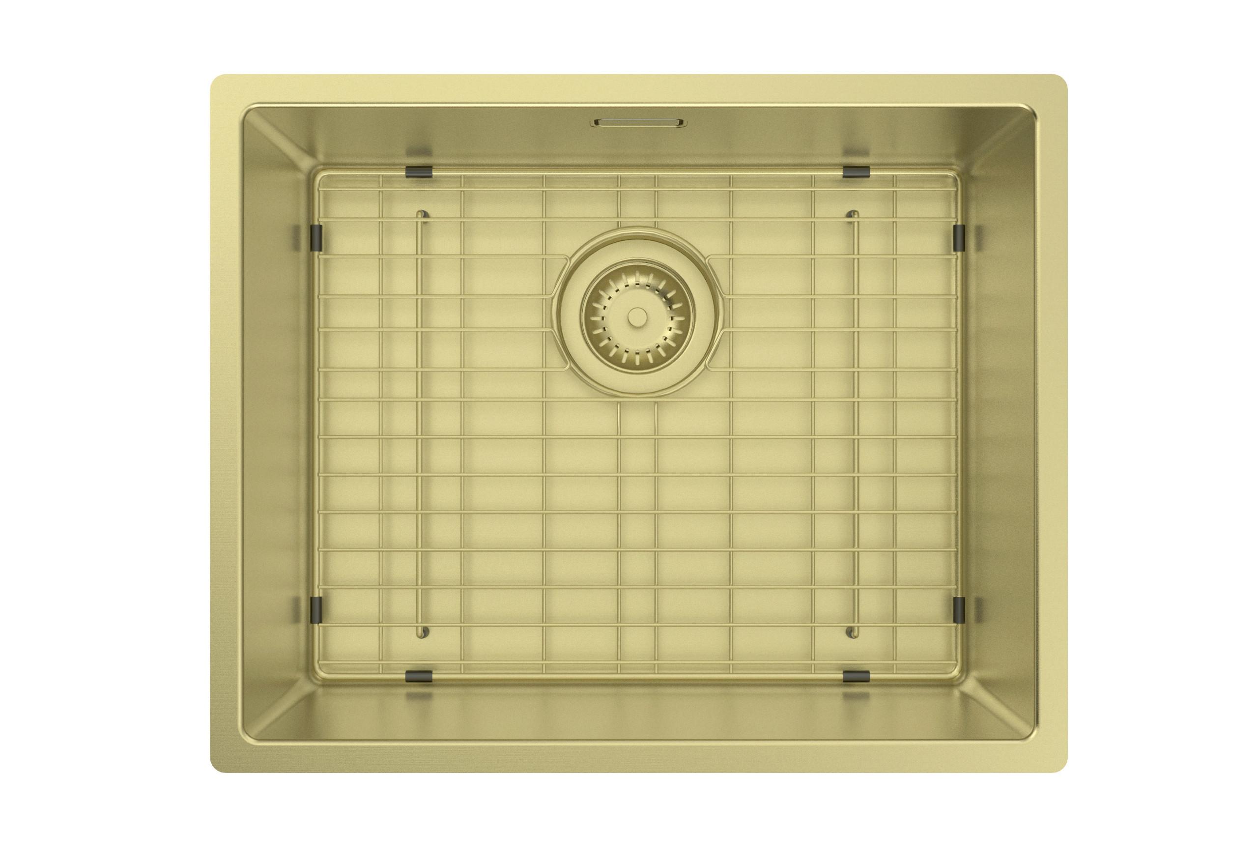 Spüle Aria Goldfarben - Goldfarben, Design, Metall (54/44cm) - Schütte