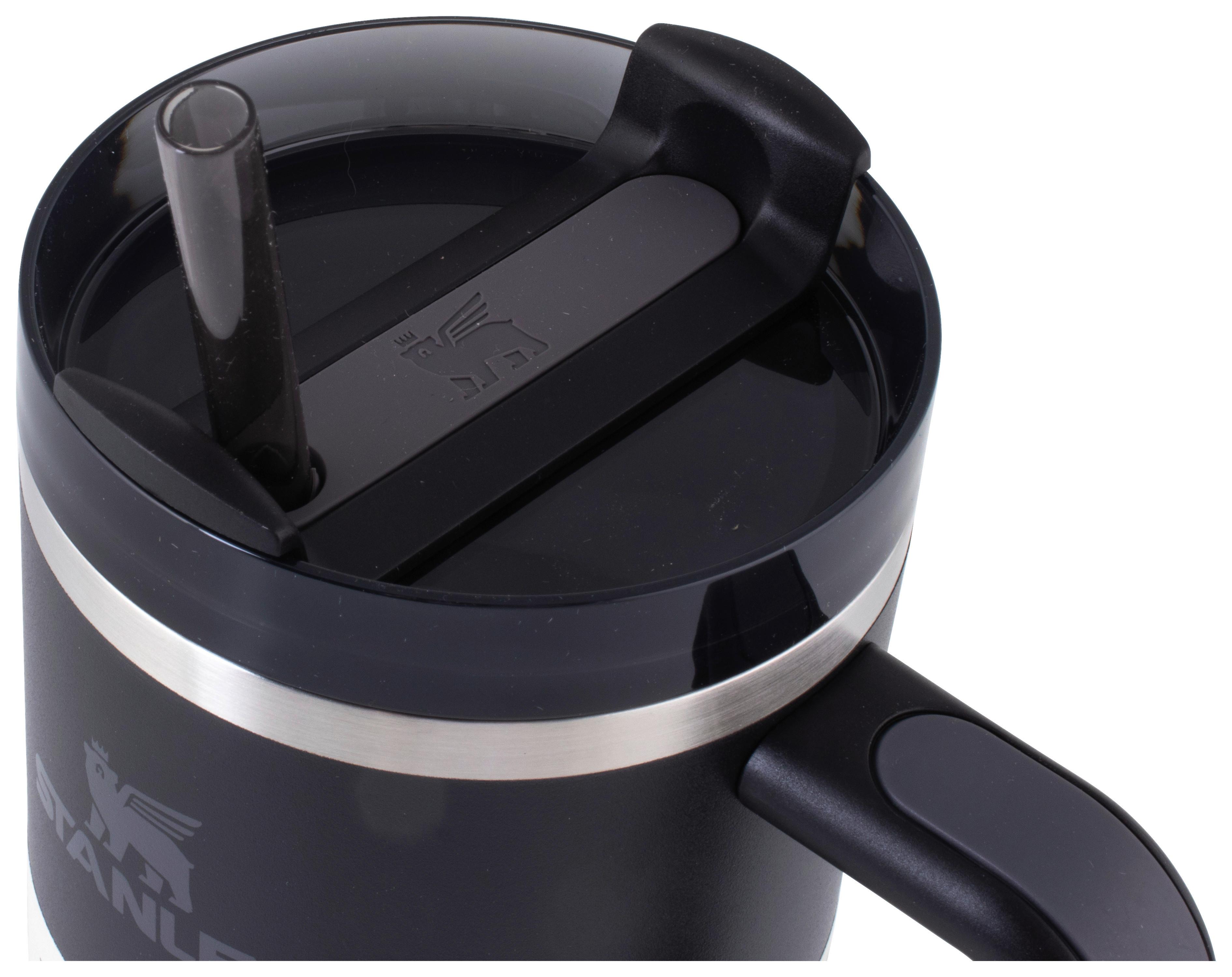 Thermobecher Stanley Cup Quencher Schwarz ca. 1,18l - Schwarz, MODERN, Metall (10/14,8/31,8cm)